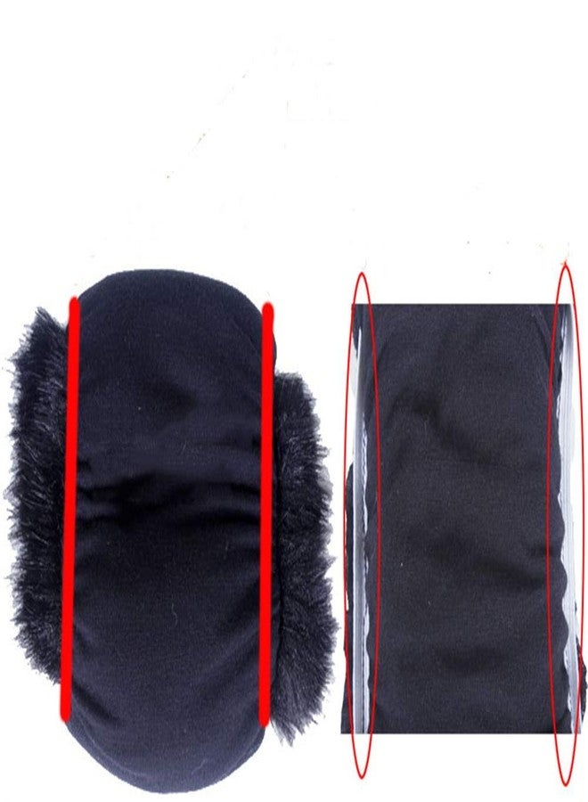 LDFWAY Faux Fur Wrist Cuffs Arm Leg Warmers Winter Boot Cuffs Warm Band Ring For Women (White A) - Image 4